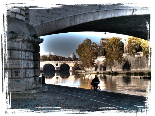 TEVERE RIVER  IN HDR