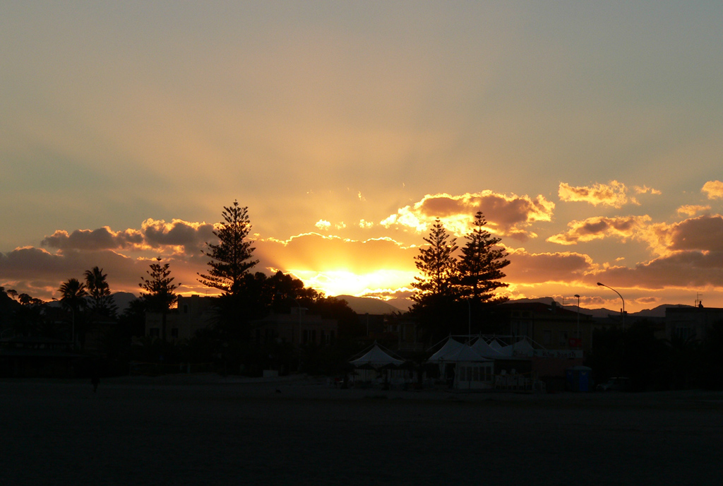 Tramonto...