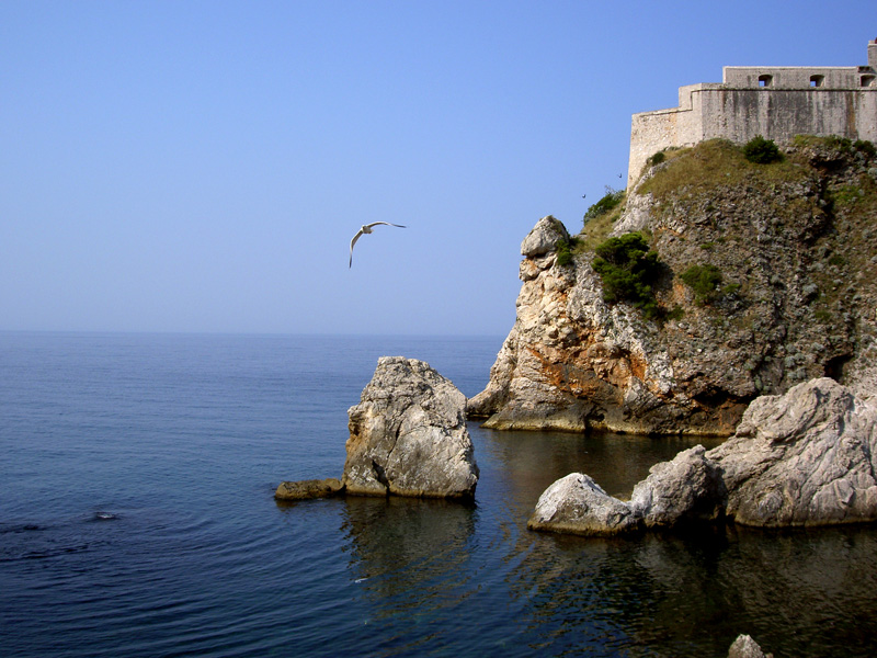 In volo in Dalmazia...