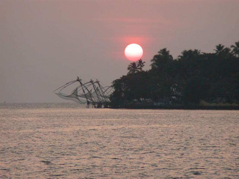 "Tramonto su Kochi Harbour - India"