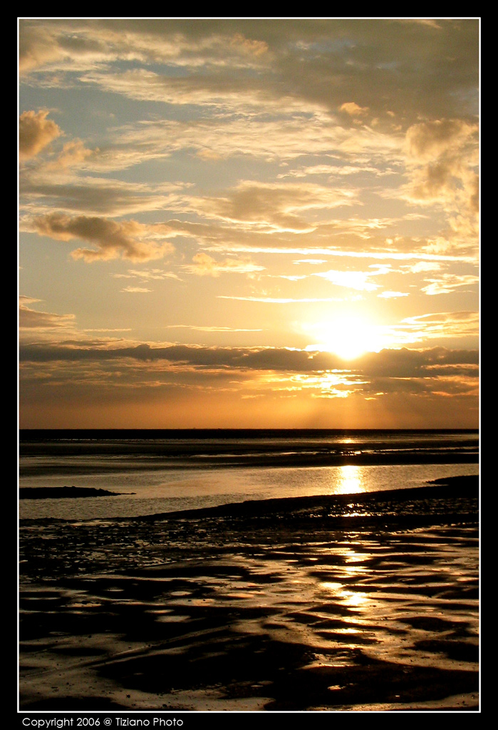 Tramonto a Mont st.Michel