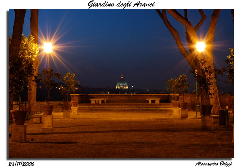 Guiardino degli Aranci, colle Aventino