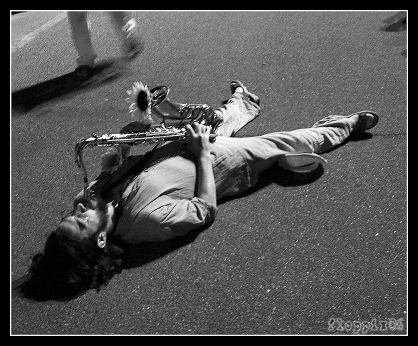 in morte di un giovane sassofonista