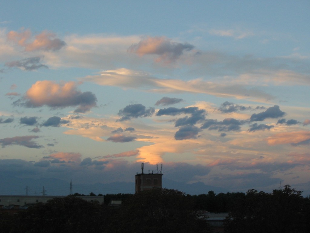 cio che vedo quando tramonta il sole