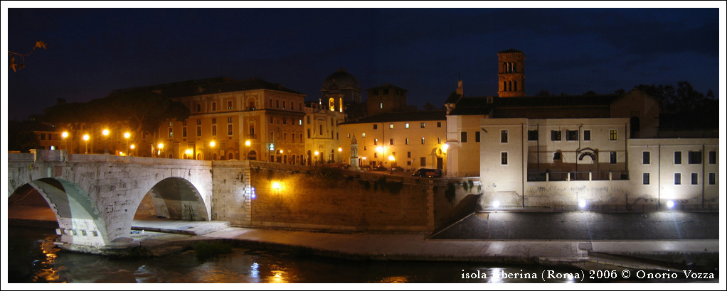 ISOLA TIBERINA ore 7 a.m.