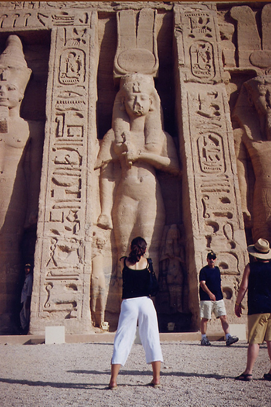 posizione da vera fotografa...