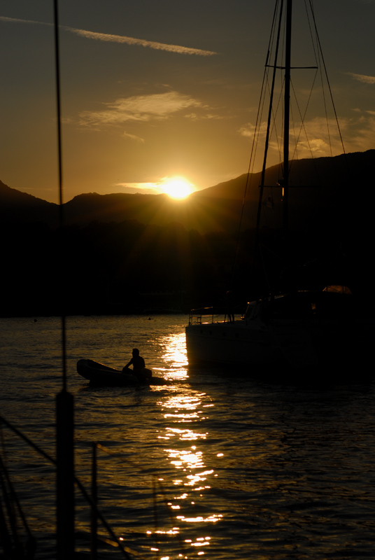 Tramonto ricordando l'estate