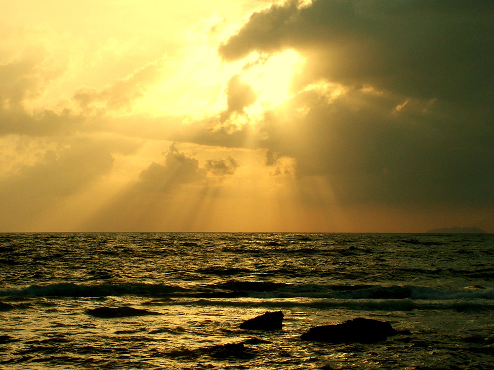 Tramonto a Viareggio