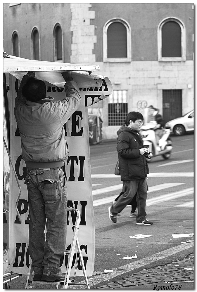 Roma �... lavoro, turisti e frenesia!