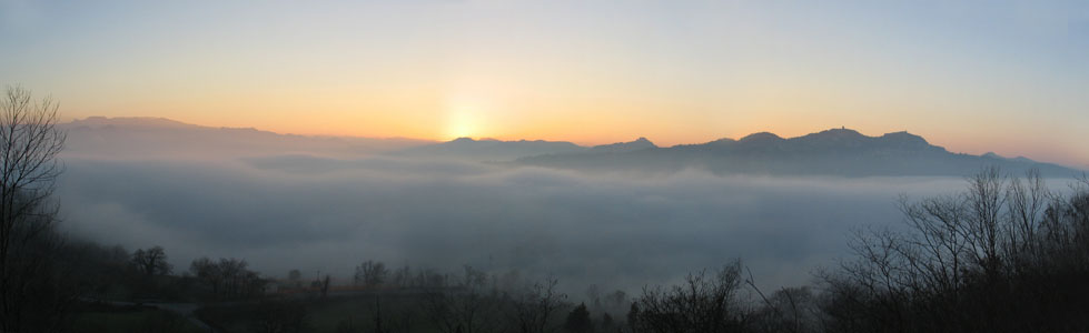 Tramonto in Val Marecchia
