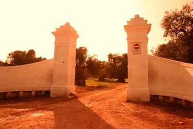L'ingresso della masseria