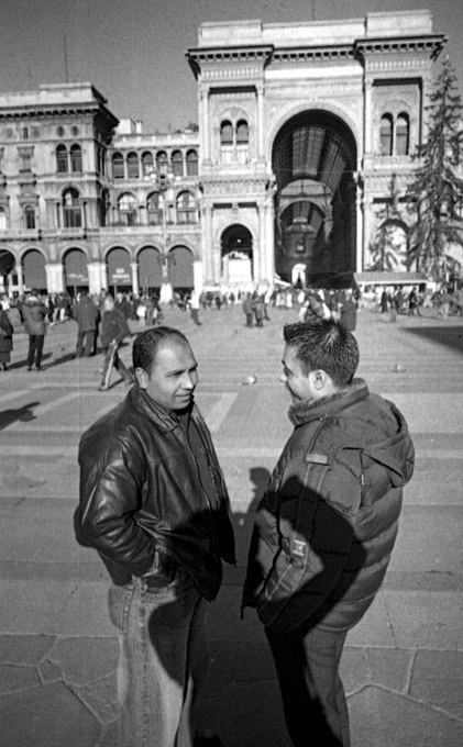 autoritratto in piazza Duomo