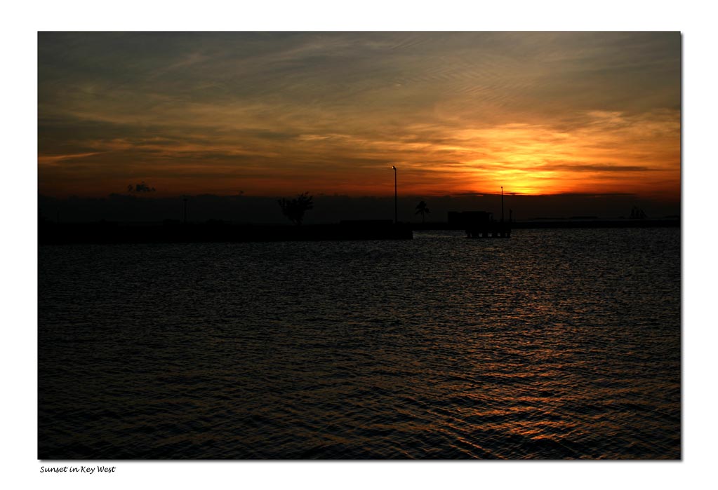 Sunset in Key West, FL