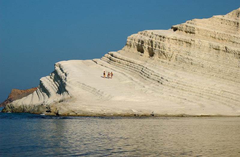 Scorcio della Scala dei Turchi