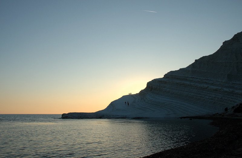Scala dei turchi - tramonto