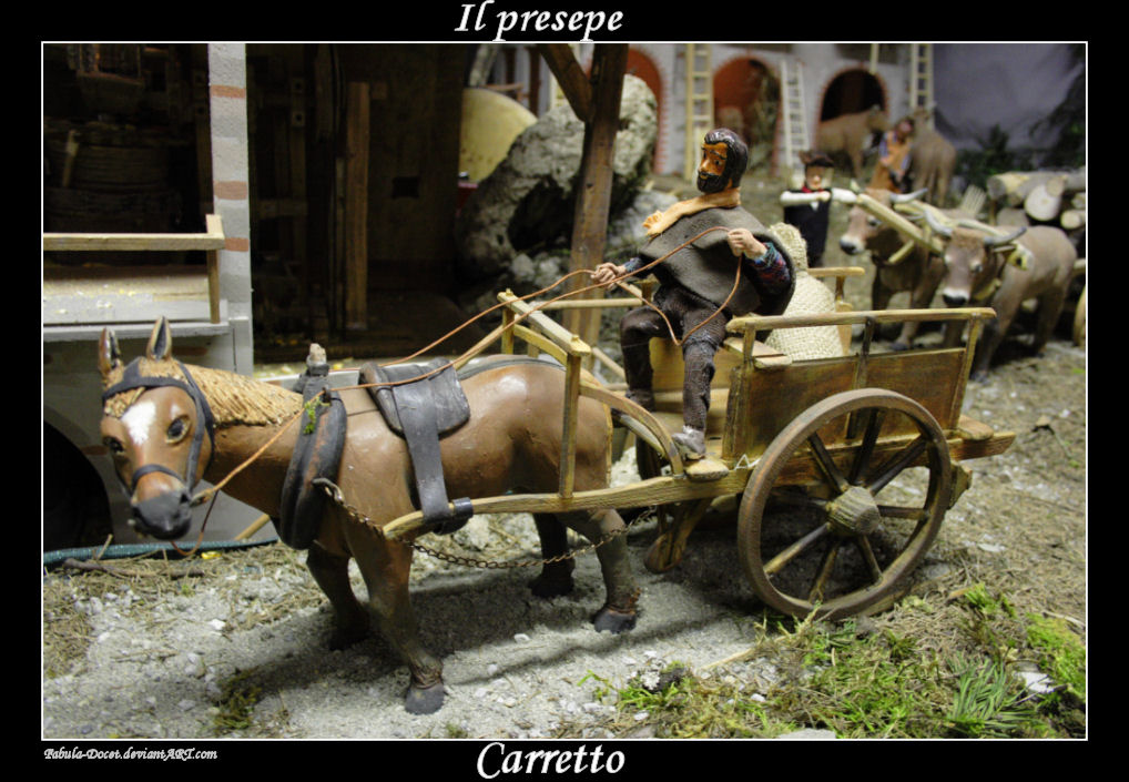 Il presepe: carretto