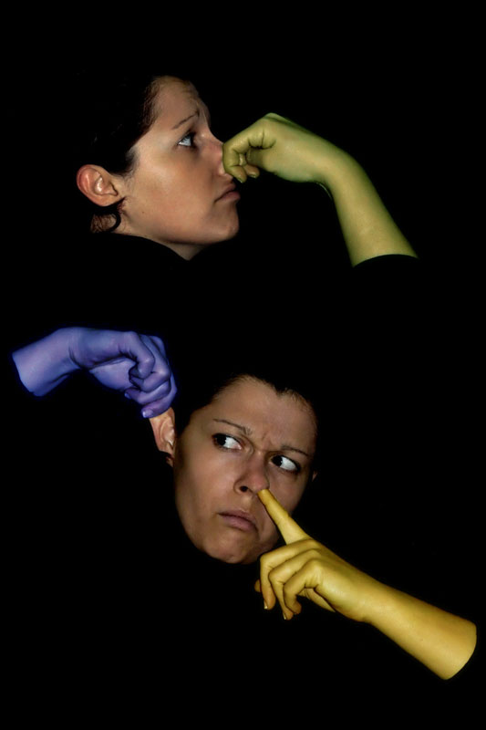 mani impertinenti versione alieni