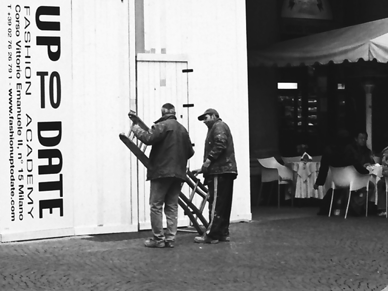 L'architetto ha detto sotto o sopra?