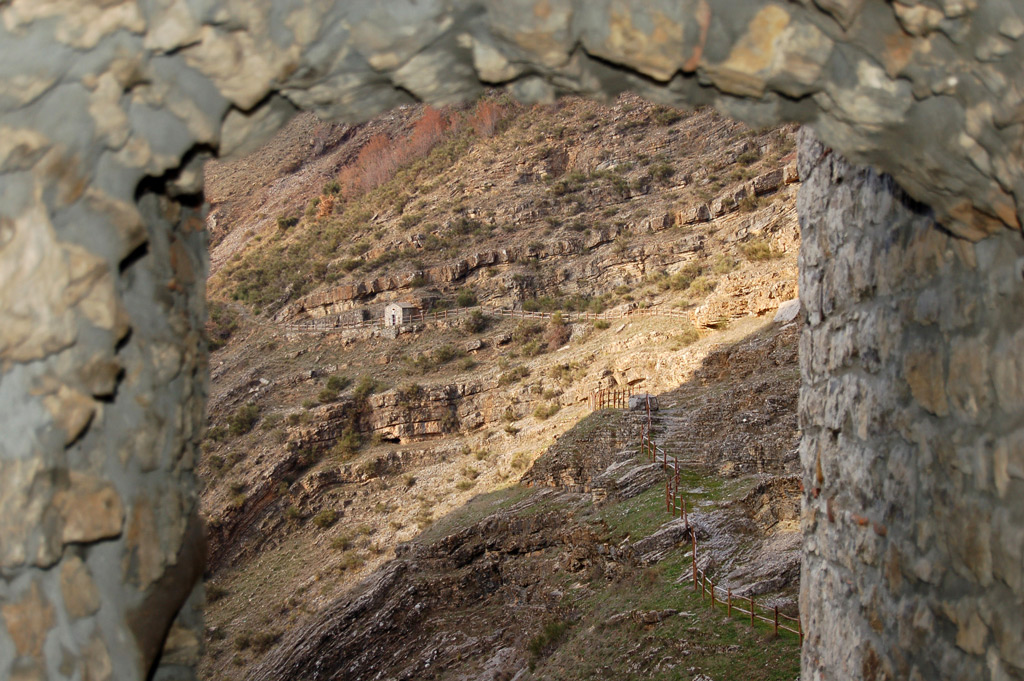 Rocks through the rocky window