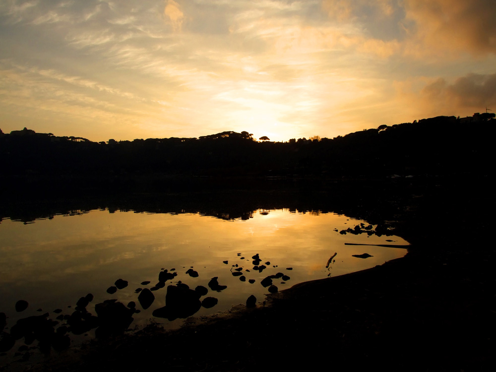 Tramonto a Castel Gandolfo