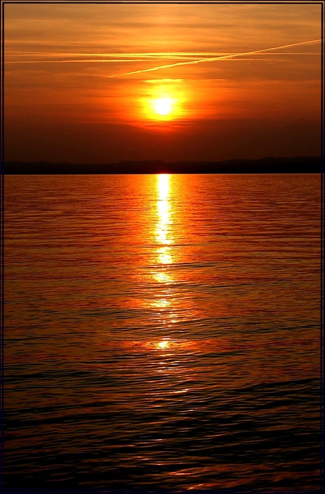 Tramonto al lago...II