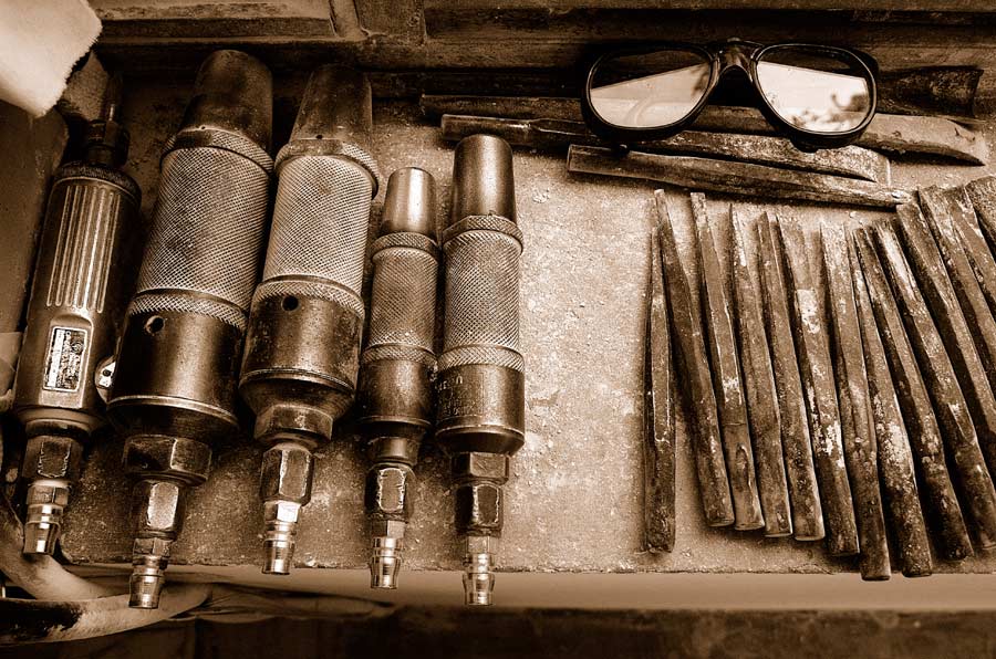 Attrezzi - Viraggio seppia