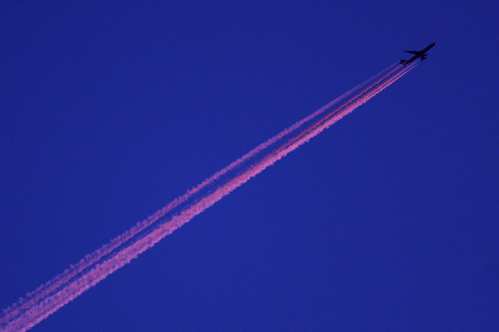 aereo al tramonto....