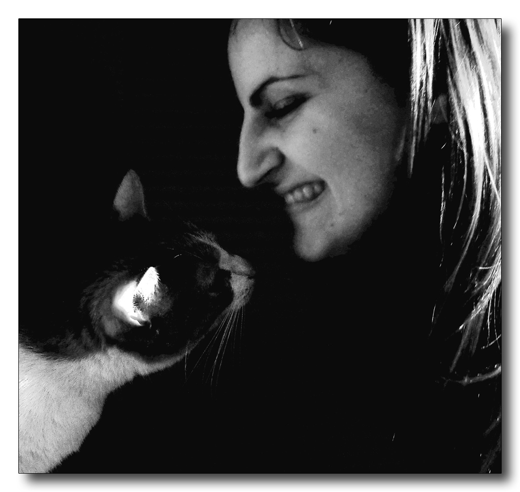 Mia sorella &  prupru - ritratto rubato!