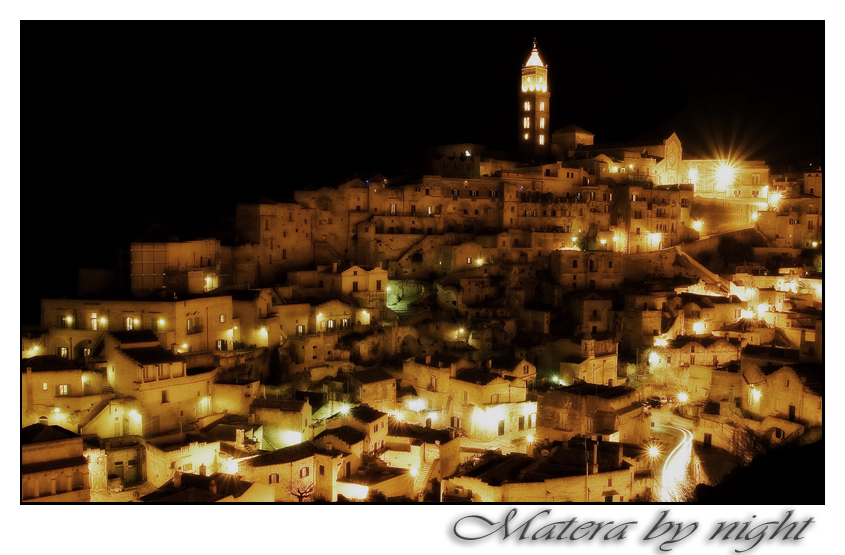 MATERA by night