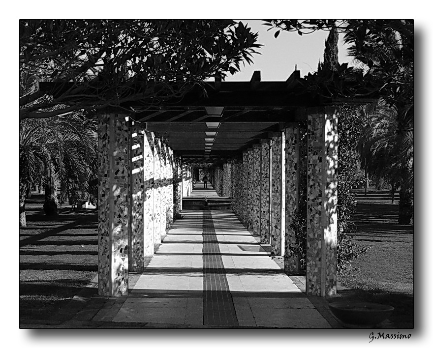 Il corridoio all'aperto...