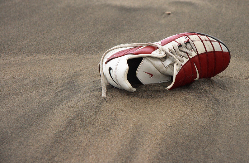 fine corsa sulla spiaggia