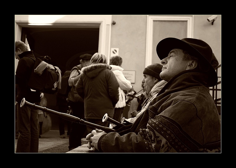 Concentrazione prima del concerto