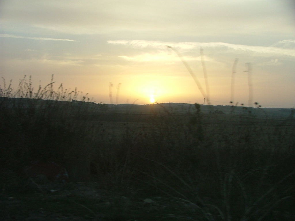 Il tramonto che segna la fine della Grande giornata