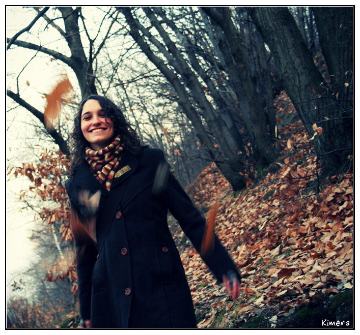 Danzando con le foglie