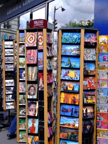 colori con le cartoline