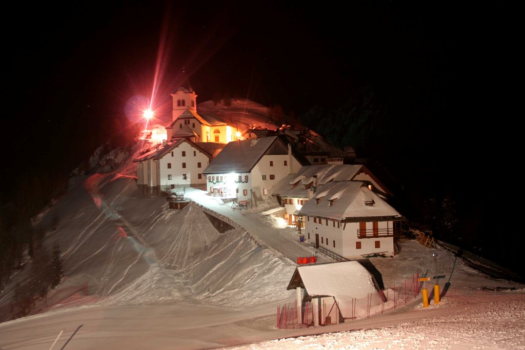 Monte Lussari by Night