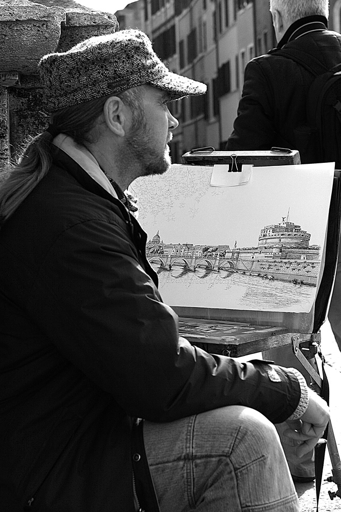 Pittore a Ponte S.Angelo