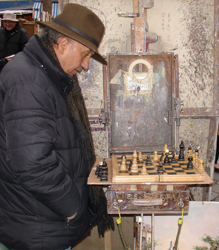 Solo con la scacchiera