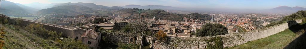Vista Spoleto Rocca Albornoziana