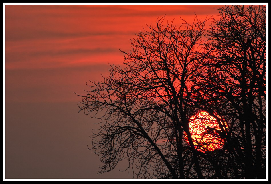 Il sole va a nascondersi...
