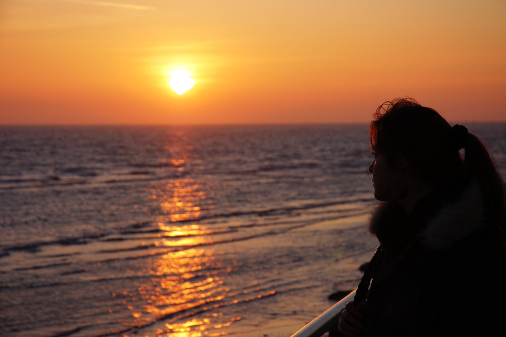 Tramonto a Grado con Elisa