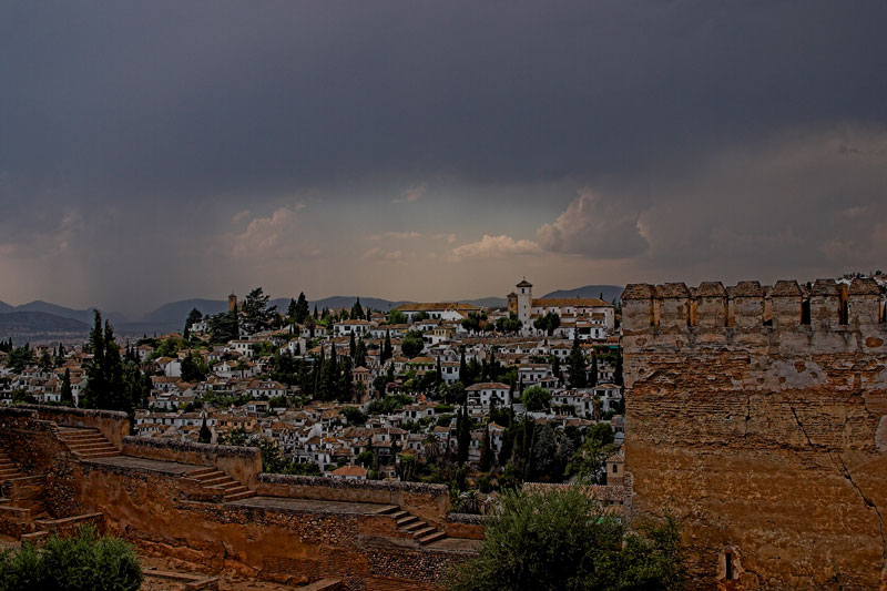 pioggia in arrivo granada
