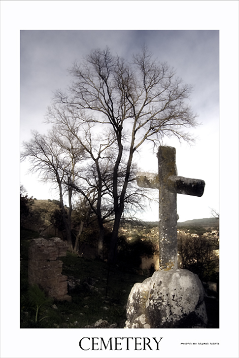 cross in cemetery