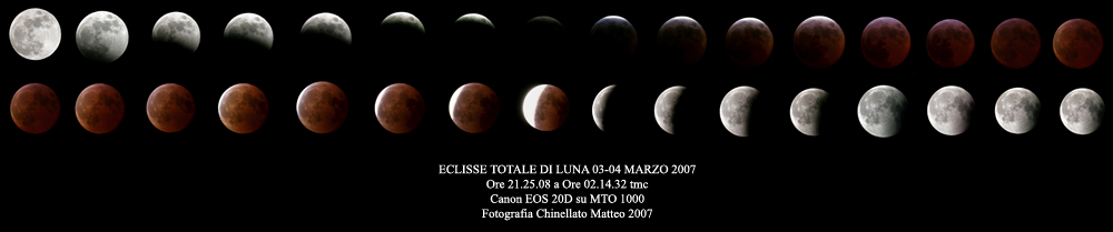 Eclisse Totale di Luna Marzo 2007