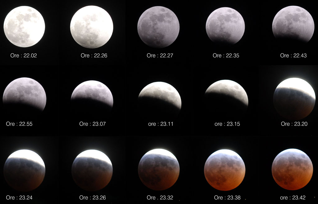 Eclissi di Luna Composizione