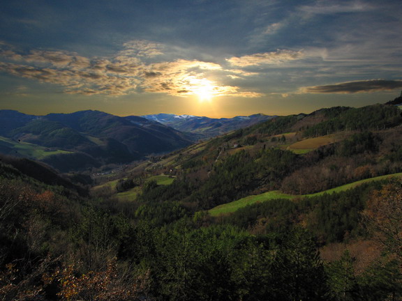 Crepuscolo nella valle