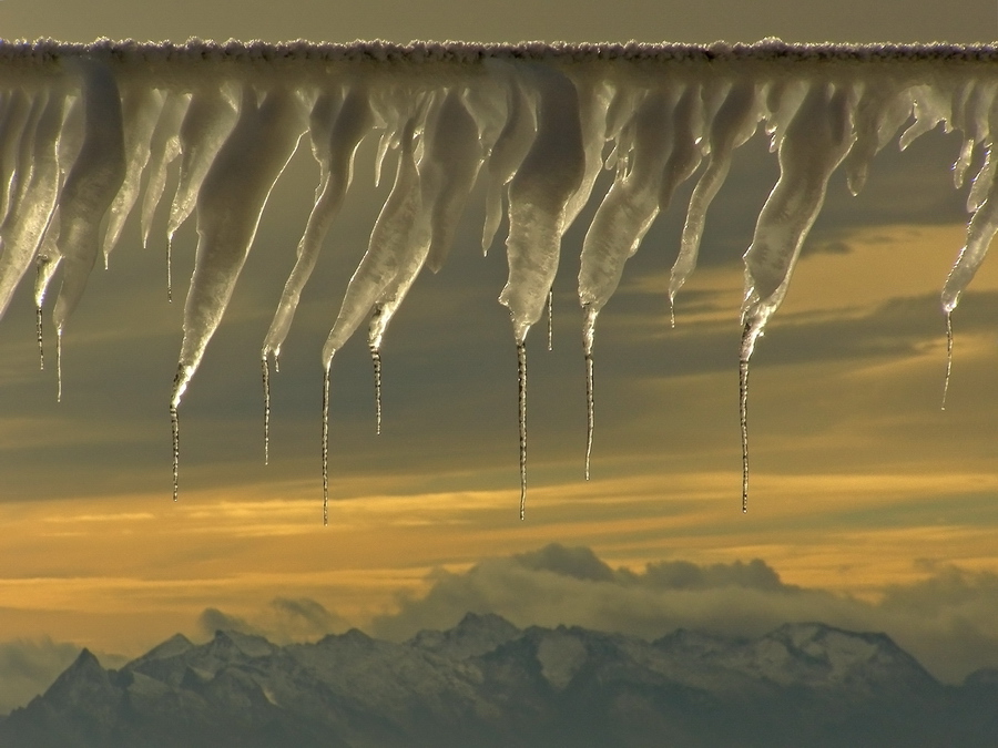 Tramonto...DI GHIACCIO