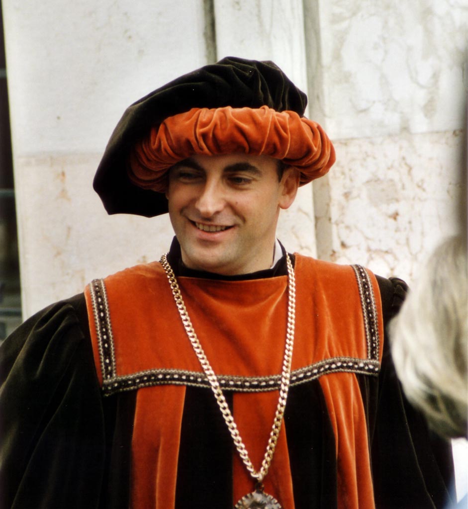 Uno dei nobili presenti alla rievocazione storica di Thiene