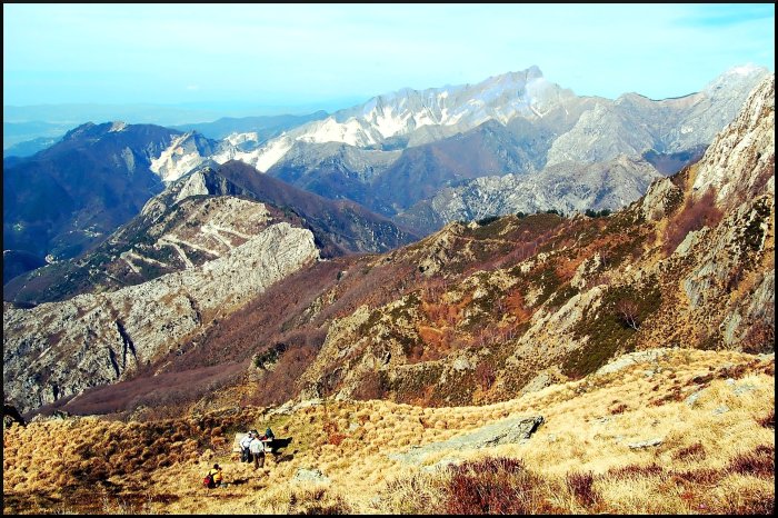 Apuane - Sosta sull'altissimo