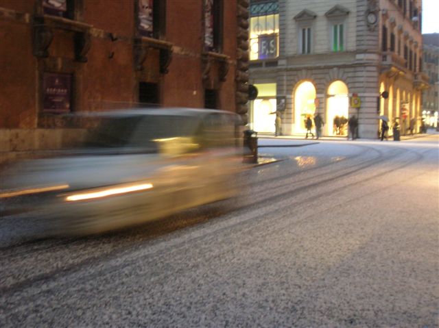 Grandinata a Roma